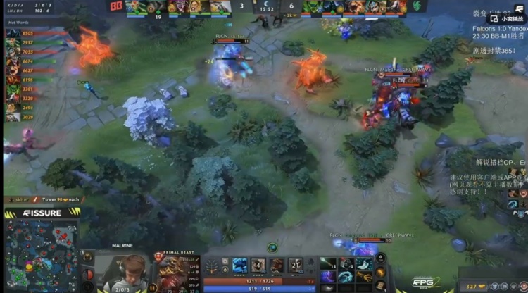 🎮Kataomi海民打字“激活”ATF小鱼人无限超神 Falcons扳平比分