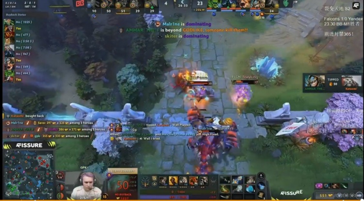 🎮Kataomi海民打字“激活”ATF小鱼人无限超神 Falcons扳平比分