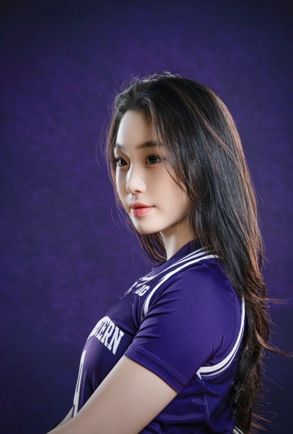 【球盟会】王芙蕖晒NCAA西北大学定妆照:新号码 第三年 享受球场💜