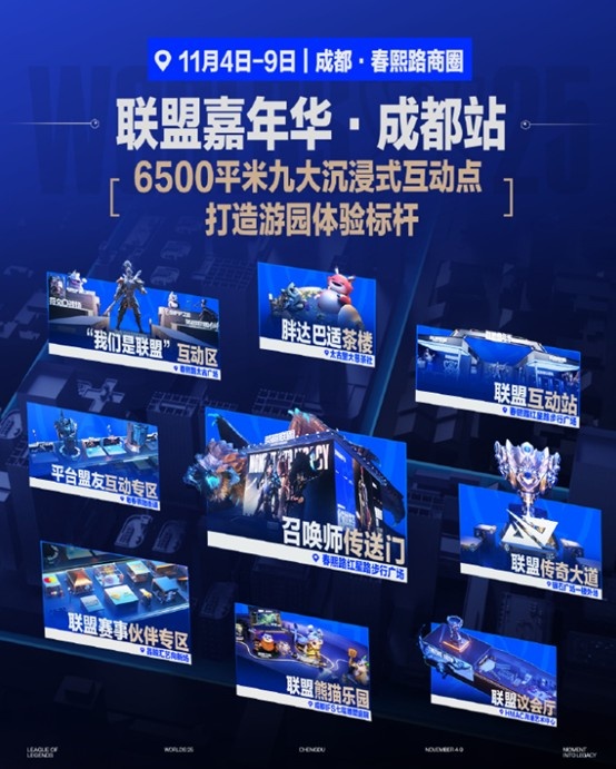 【万博电竞】2025联盟嘉年华席卷成都春熙路 打造联盟史上最大粉丝盛宴
