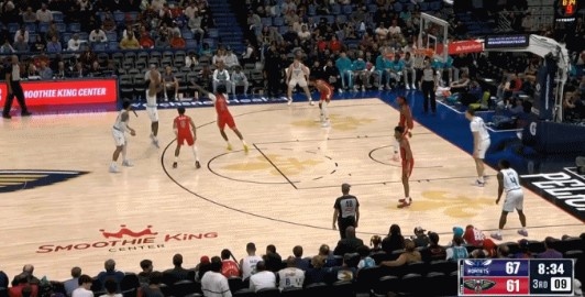 说断电就断电！鹈鹕4分钟未得分 塞斯克顿三分命中&黄蜂11-0反超