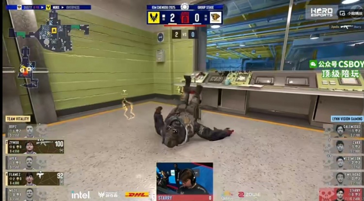 🎮图二打的比图一好！apEX打出暴力输出 LVG遭Vitality淘汰出局