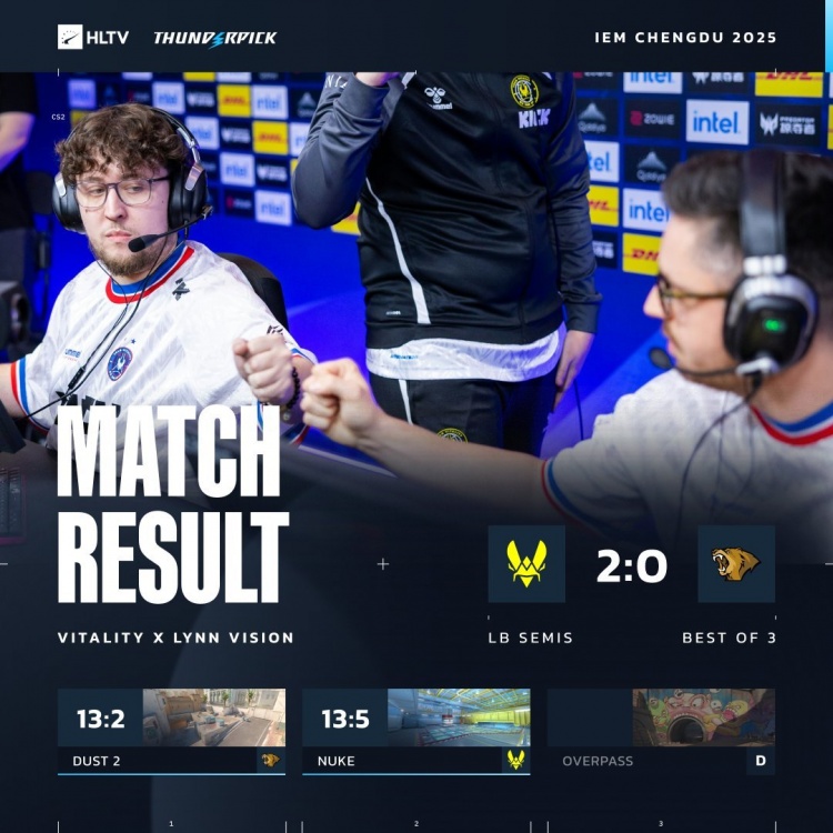 🎮图二打的比图一好!apEX打出暴力输出 LVG遭Vitality淘汰出局