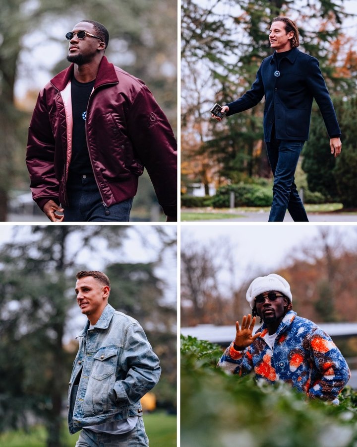 潮男聚会！法国队社媒晒球员报到视频+照片