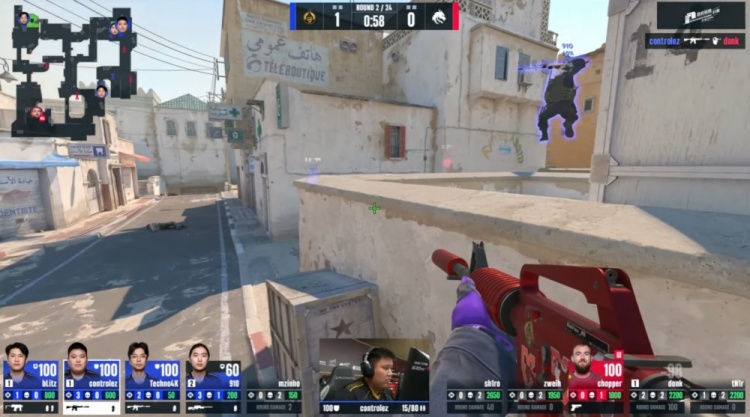 🎮tN1R沙2觉醒杀穿A大 donk终场前爆轰四杀 绿龙自选图先赢蒙古