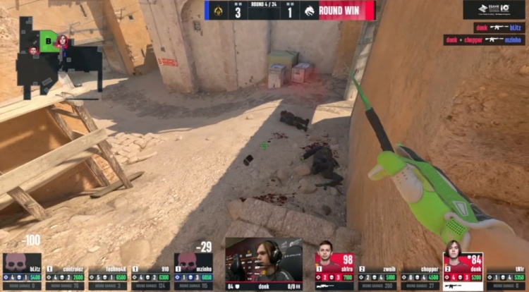 🎮tN1R沙2觉醒杀穿A大 donk终场前爆轰四杀 绿龙自选图先赢蒙古