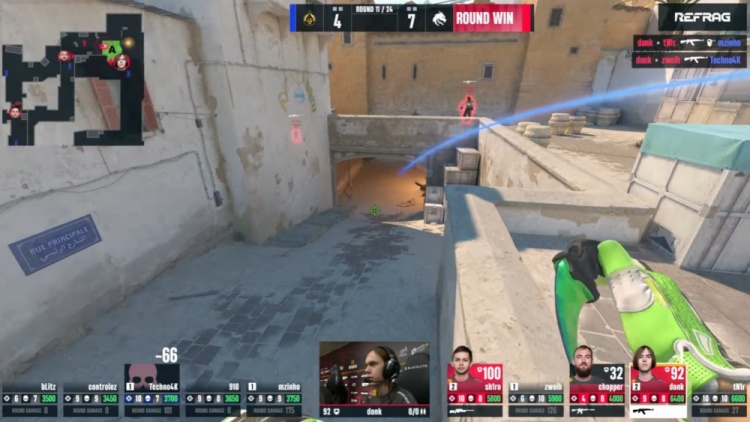 🎮tN1R沙2觉醒杀穿A大 donk终场前爆轰四杀 绿龙自选图先赢蒙古