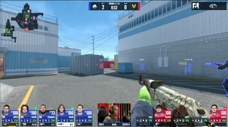 【蜗牛电竞】🎮究极白忙活!donk一打九 神仙ACE难救主 小蜜蜂双加时赢图二