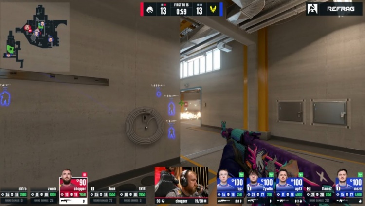 【蜗牛电竞】🎮究极白忙活!donk一打九 神仙ACE难救主 小蜜蜂双加时赢图二