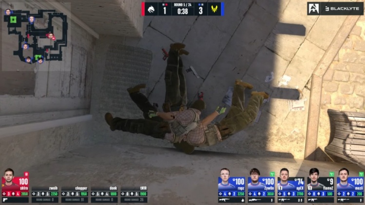 🎮预定top1？绝境Zywoo关键3杀带队制胜 小蜜蜂加时2-1淘汰绿龙