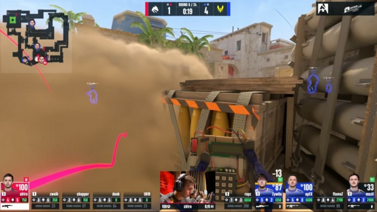 🎮预定top1？绝境Zywoo关键3杀带队制胜 小蜜蜂加时2-1淘汰绿龙