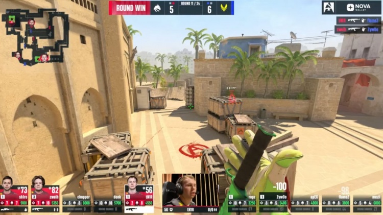 🎮预定top1？绝境Zywoo关键3杀带队制胜 小蜜蜂加时2-1淘汰绿龙