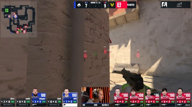 🎮预定top1？绝境Zywoo关键3杀带队制胜 小蜜蜂加时2-1淘汰绿龙