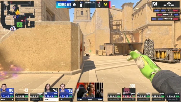 🎮预定top1？绝境Zywoo关键3杀带队制胜 小蜜蜂加时2-1淘汰绿龙