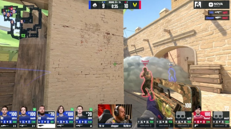 🎮预定top1？绝境Zywoo关键3杀带队制胜 小蜜蜂加时2-1淘汰绿龙