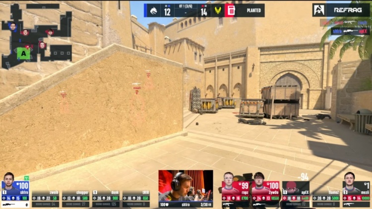 🎮预定top1？绝境Zywoo关键3杀带队制胜 小蜜蜂加时2-1淘汰绿龙