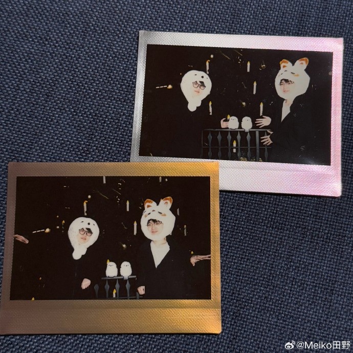 【蜗牛电竞】Meiko晒照:北京霍格沃茨的夜晚真冷 跟老猪合影的猫头鹰就是我