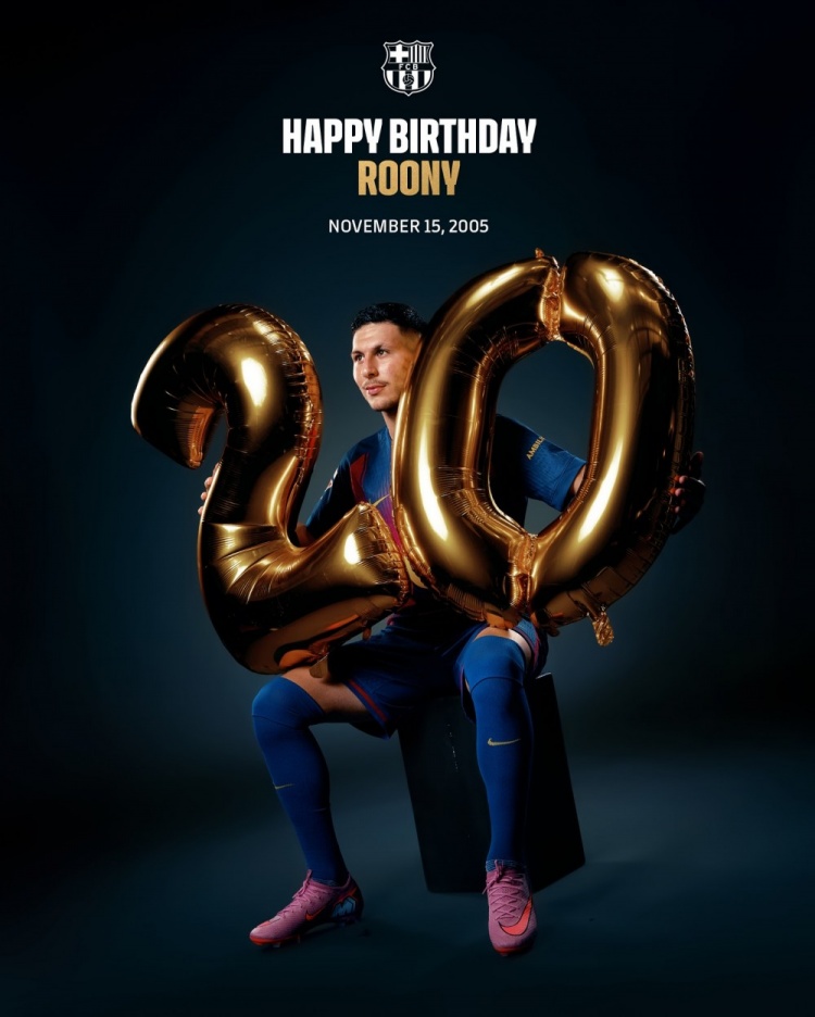 【足球】巴萨官方祝巴德吉20岁生日快乐，球员加盟以来仅出场195分钟(图1)