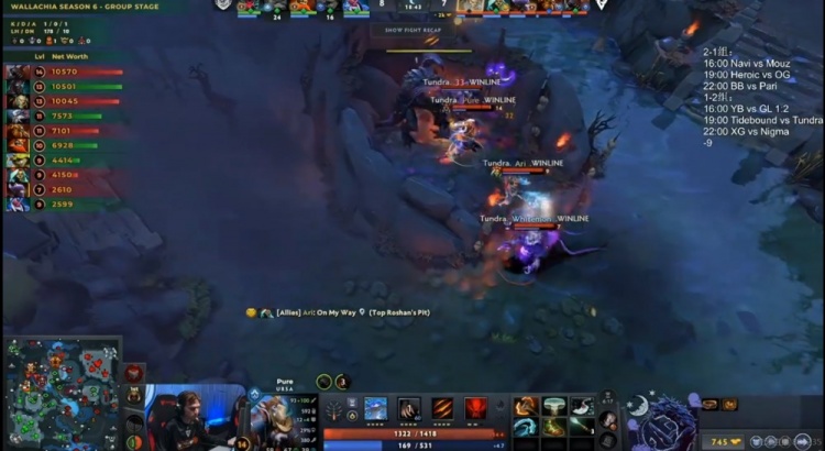 🎮Echozz+niu状态低迷 Pure两连送四条命无碍大局 Tundra赢首局