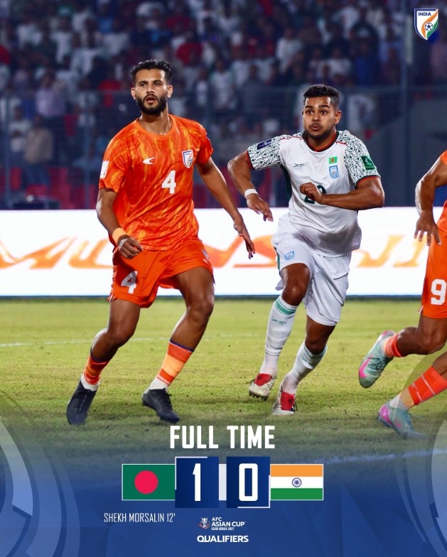 【体育世界】世界排名小组最高!印度队0-1孟加拉国,亚预赛5轮不胜小组垫底(图1) 【体育世界】世界排名小组最高!印度队0-1孟加拉国,亚预赛5轮不胜小组垫底(图1)