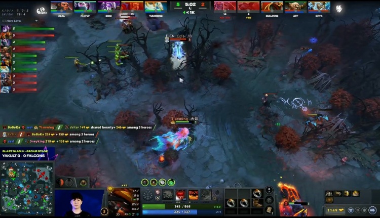 🎮BLAST5：飞飞圣堂猛收割 蝙蝠小娜迦配合发挥完美 YB旗开得胜