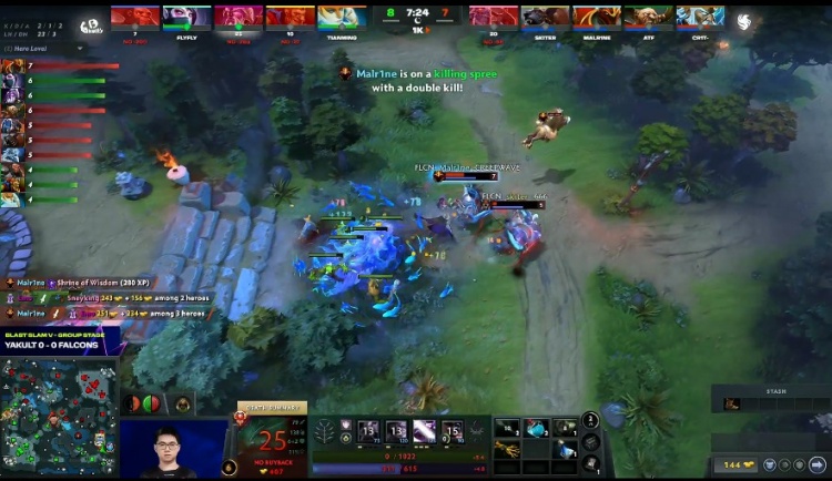 🎮BLAST5：飞飞圣堂猛收割 蝙蝠小娜迦配合发挥完美 YB旗开得胜