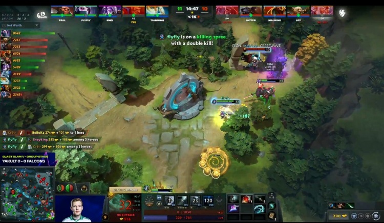 🎮BLAST5：飞飞圣堂猛收割 蝙蝠小娜迦配合发挥完美 YB旗开得胜