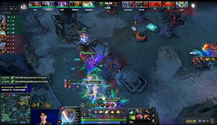 🎮BLAST5：飞飞圣堂猛收割 蝙蝠小娜迦配合发挥完美 YB旗开得胜