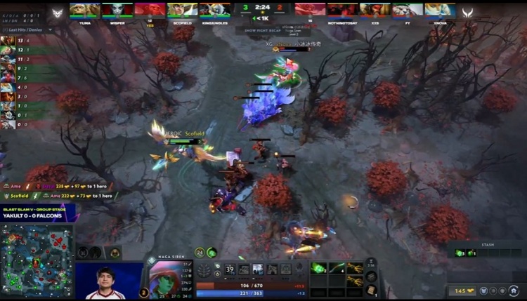 🎮BLAST5：Ame飞机兜底影魔 fy海民先手稳定秒人 XG惊险获胜