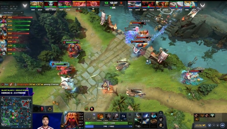 🎮BLAST5：Ame飞机兜底影魔 fy海民先手稳定秒人 XG惊险获胜