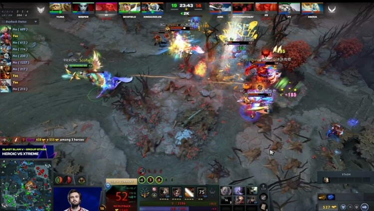 🎮BLAST5：Ame飞机兜底影魔 fy海民先手稳定秒人 XG惊险获胜