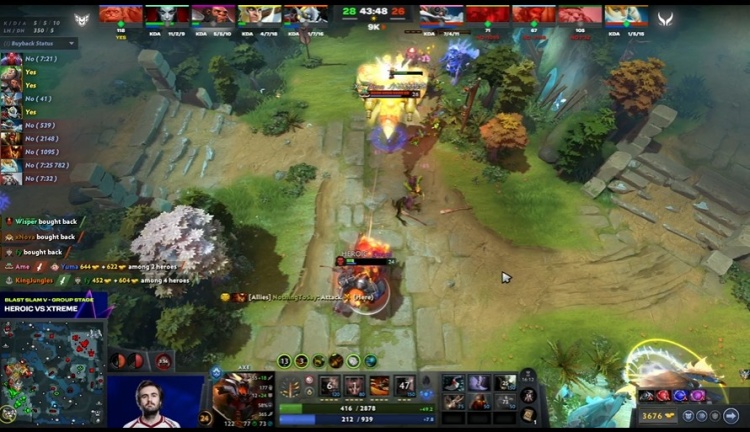 🎮BLAST5：Ame飞机兜底影魔 fy海民先手稳定秒人 XG惊险获胜