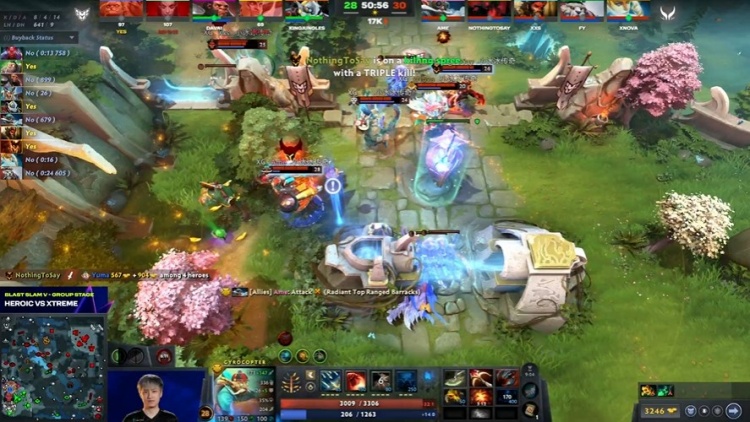 🎮BLAST5：Ame飞机兜底影魔 fy海民先手稳定秒人 XG惊险获胜