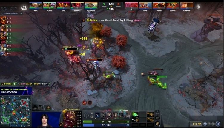 🎮BLAST5：肉核冲脸火猫难飞 炼金被捉反制无用 YB 0-1不敌OG