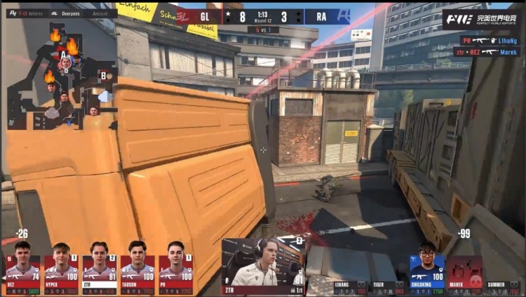 🎮耻辱出局！RA连滚带爬遭GL横扫 三连败告别布达佩斯Major