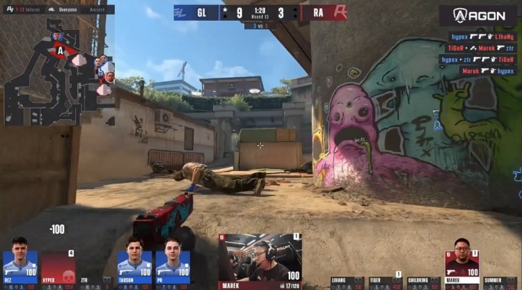 🎮耻辱出局！RA连滚带爬遭GL横扫 三连败告别布达佩斯Major