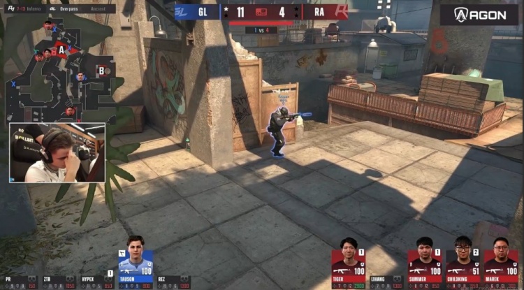 🎮耻辱出局！RA连滚带爬遭GL横扫 三连败告别布达佩斯Major