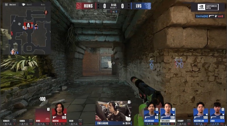 🎮三叶燃尽难救主 LVG枪法遭碾压 图一遗迹7-13不敌HUNS