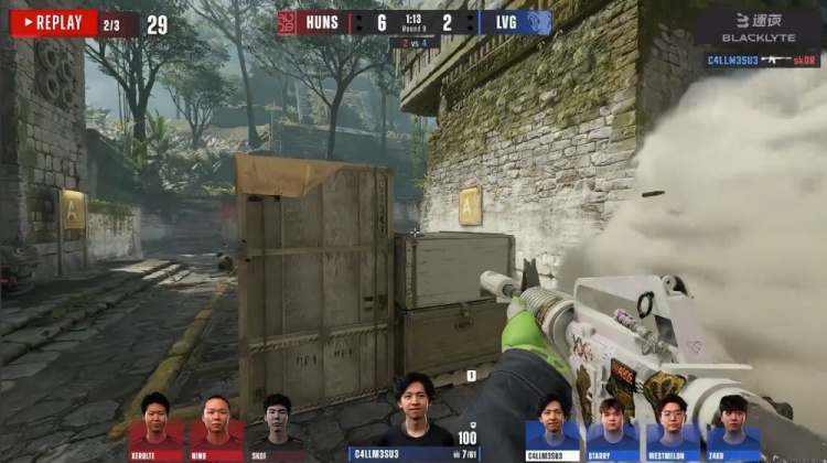 🎮三叶燃尽难救主 LVG枪法遭碾压 图一遗迹7-13不敌HUNS