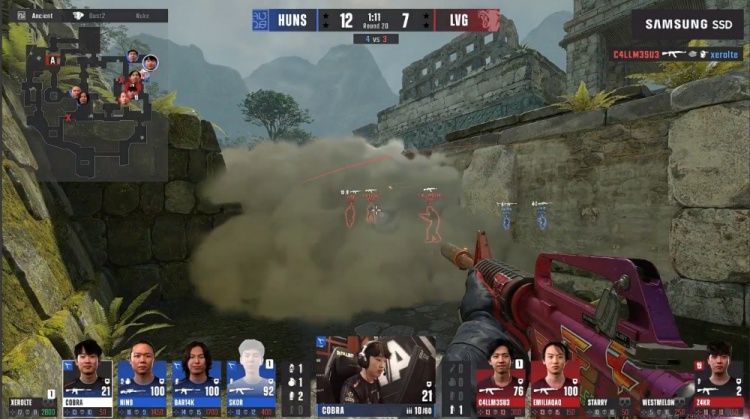 🎮三叶燃尽难救主 LVG枪法遭碾压 图一遗迹7-13不敌HUNS