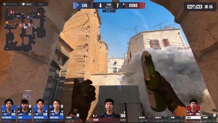 🎮两支CNCS战队0-3出局！LVG遭HUNS横扫 告别布达佩斯major