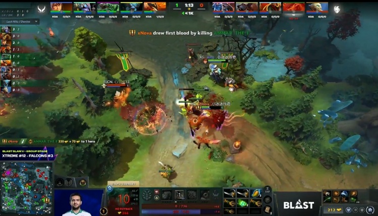 🎮BLAST5：寄望绝活终成空 控盾艰难被强攻 XG 0-1 Falcons