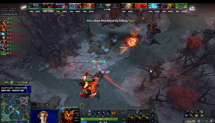 🎮BLAST5：肉山控盾差点运气 关键节点掉链子 YB遭Navi翻盘