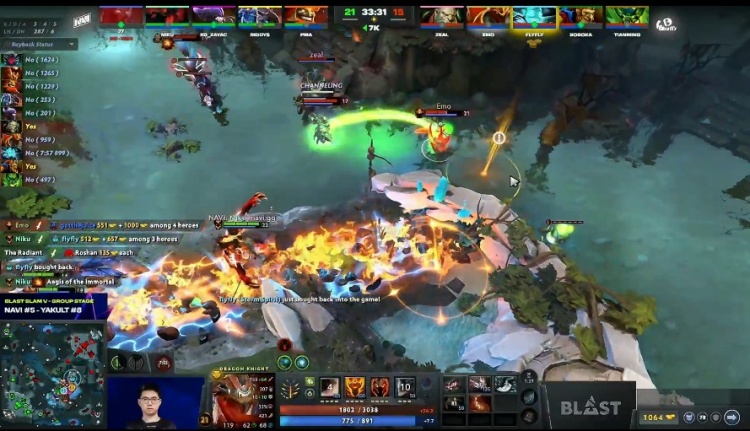 🎮BLAST5：肉山控盾差点运气 关键节点掉链子 YB遭Navi翻盘