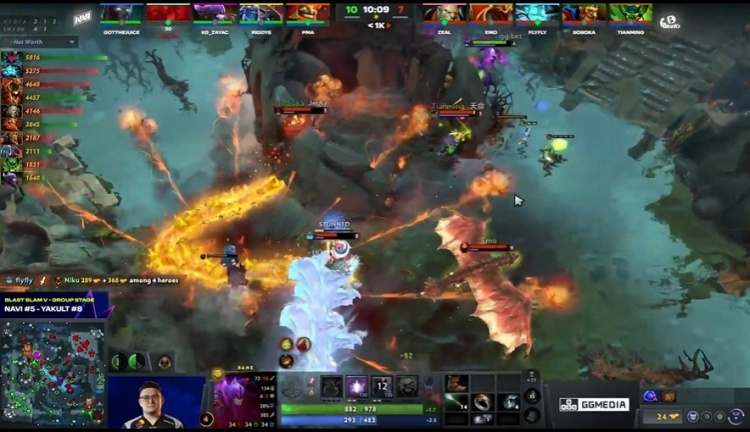 🎮BLAST5：肉山控盾差点运气 关键节点掉链子 YB遭Navi翻盘