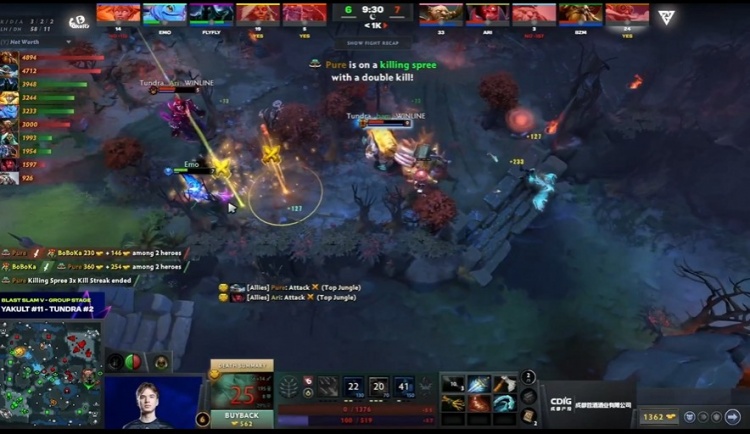 🎮BLAST5:实力差距 送bzm爽局19杀0死 YB技不如Tundra甘拜下风