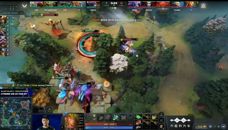 🎮BLAST5:XG空有控制没有输出 战车女王虚空精准跳后击杀取胜