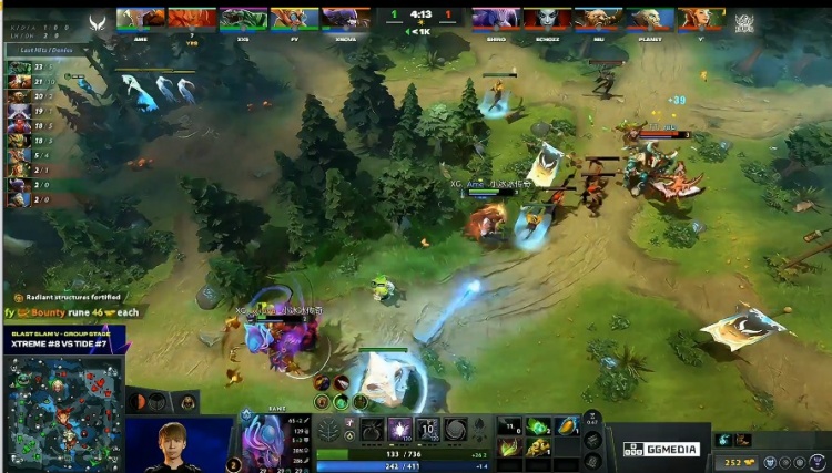 🎮BLAST5:XG空有控制没有输出 战车女王虚空精准跳后击杀取胜