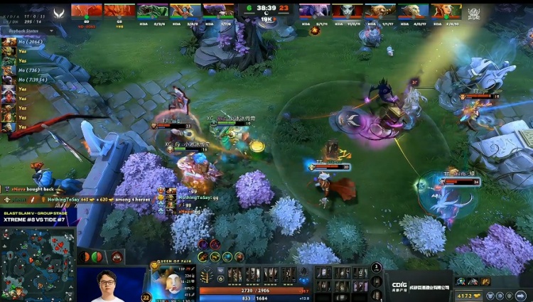 🎮BLAST5:XG空有控制没有输出 战车女王虚空精准跳后击杀取胜