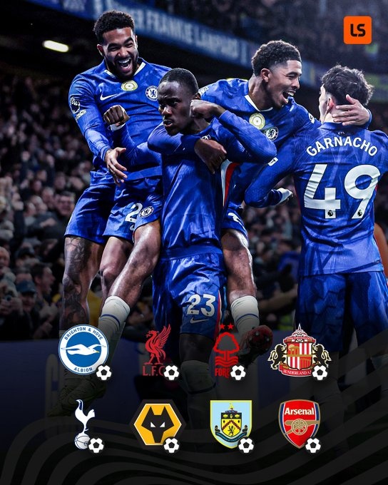 打破队史纪录！切尔西连续8场英超比赛首先打破僵局